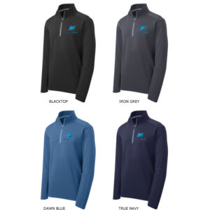 Unisex Textured 1/4-Zip Pullover [ST860]