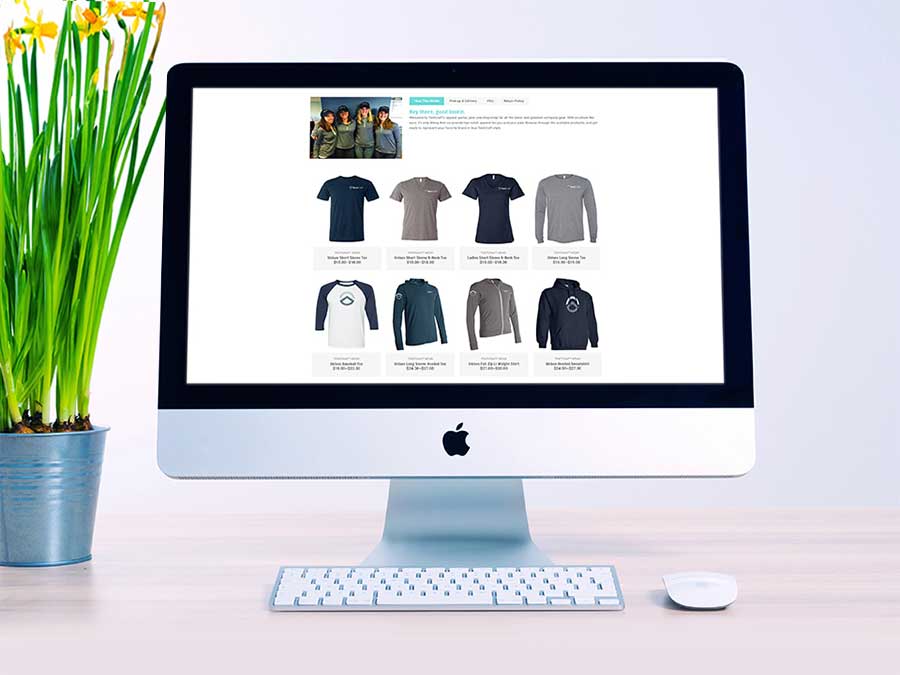 Online Store for Employee Gift Apparel