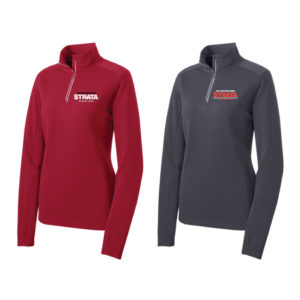 Women's Textured 1/4-Zip Pullover [LST860]