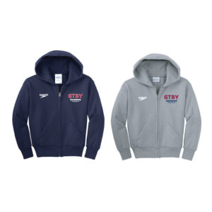 Youth Unisex Fleece Full-Zip Hooded Sweatshirt [PC90YZH]