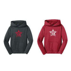 Youth Unisex Wicking Hooded Sweatshirt [YST244] [PLAYER GEAR]