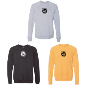 Adult Unisex Unisex Sponge Fleece Raglan Crewneck Sweatshirt [BC-3901]