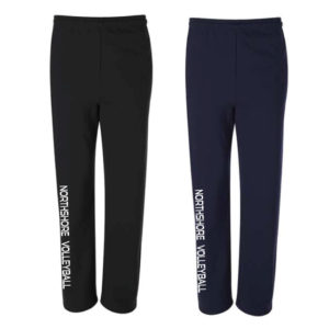 Adult Unisex Open-Bottom Sweatpants with Pockets [974MPR]