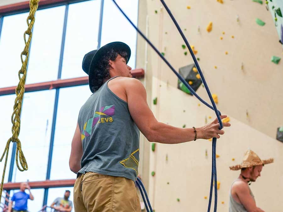 ELEV8 Climbing and Fitness Staff Shirts