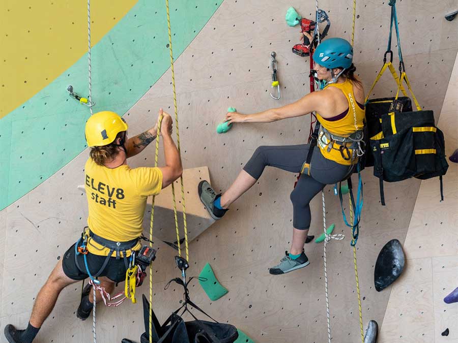 ELEV8 Climbing & Fitness Staff Shirts