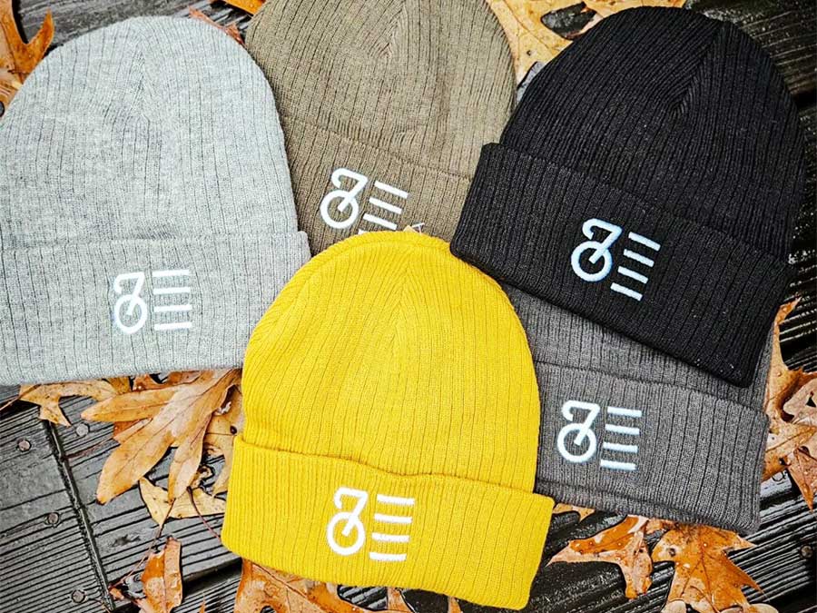 Colorful Embroidered Beanies