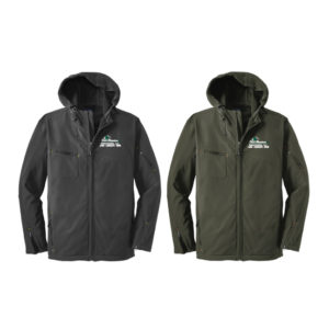 Textured Hooded Soft Shell Jacket [J706]