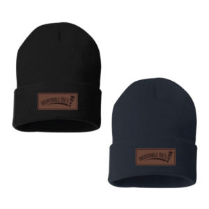2" Solid Cuffed Beanie Leather Patch [Incredible Mo's] [SP12]