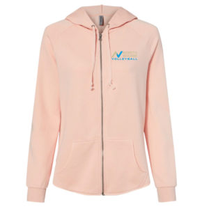 Women's California Wave Wash Full-Zip Hooded Sweatshirt [PRM2500Z]