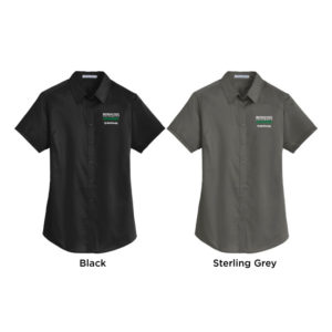 Women's Port Authority Short Sleeve SuperPro Twill Shirt [L664]