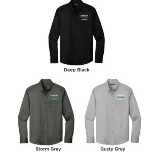 Unisex Port Authority Long Sleeve SuperPro React Twill Shirt [W808]
