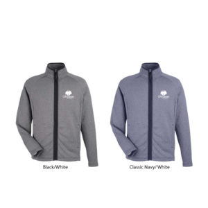 Men's Venture Heathered Stripe Full-Zip Jacket [CE72]
