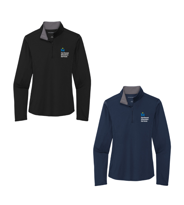 Women's Port Authority® Silk Touch™ Performance 1/4-Zip