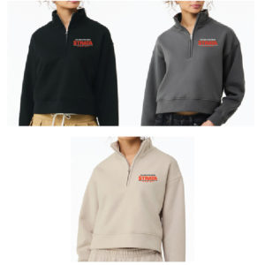 [BC4540] BELLA+CANVAS® Women's 10-Ounce 1/2-Zip Pullover