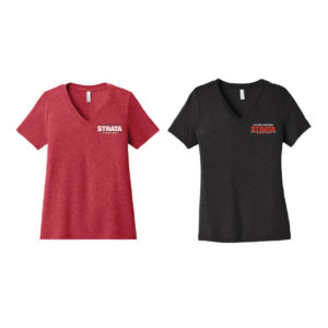Women's Relaxed V-Neck Cotton Jersey Tee [BC-6405cvc] STRATA