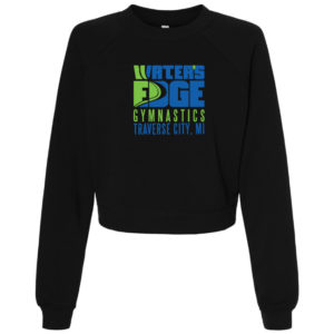 Women's Crop Raglan Crewneck Sweatshirt [BC-7505]