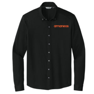 Unisex Code Stretch Long Sleeve Button-Up [OG145]