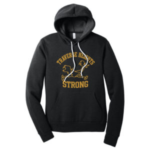 Unisex Sponge Fleece Hoodie - Traverse Heights Strong [BC3719]