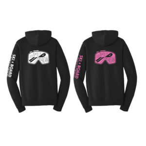 Unisex Black Full-Zip Hooded Sweatshirt [PC850ZH]